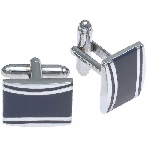 

Запонки из бижутерного сплава с кристаллом WowMan Accessories WMA0030SBL, WMA0030SBL