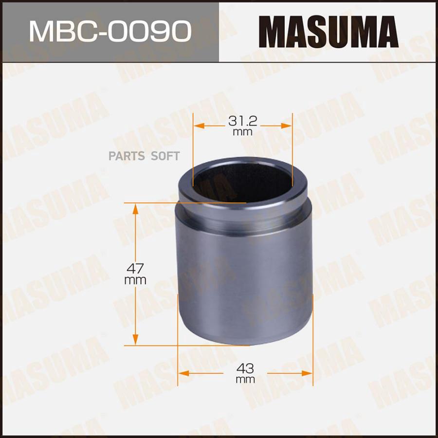 MASUMA MBC0090 Поршень тормозного суппорта d-43 P434701 rear 1шт 1080₽