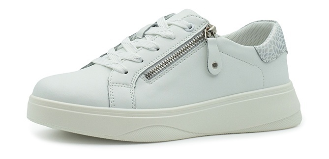 

Кеды женские Kari QDS24AW-18B белые 41 RU, Белый, QDS24AW-18B