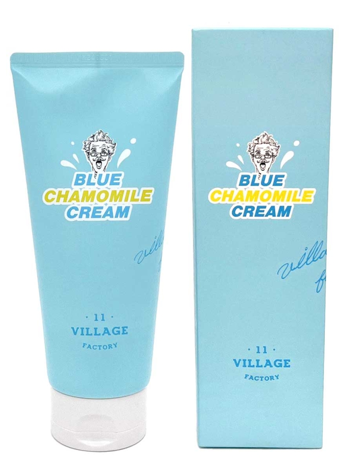 фото Крем-гель для лица village 11 factory с голубой ромашки blue chamomile cream, 200 мл