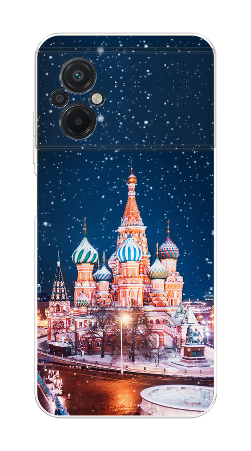 

Чехол на Poco M5 "Москва 1", Коричневый;синий;белый, 316450-1