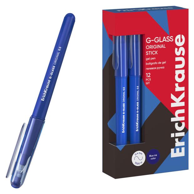 

Ручка гелевая ErichKrause G-Trio, синий