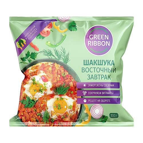 Овощная смесь Green Ribbon Восточный завтрак Шакшука замороженная 300 г