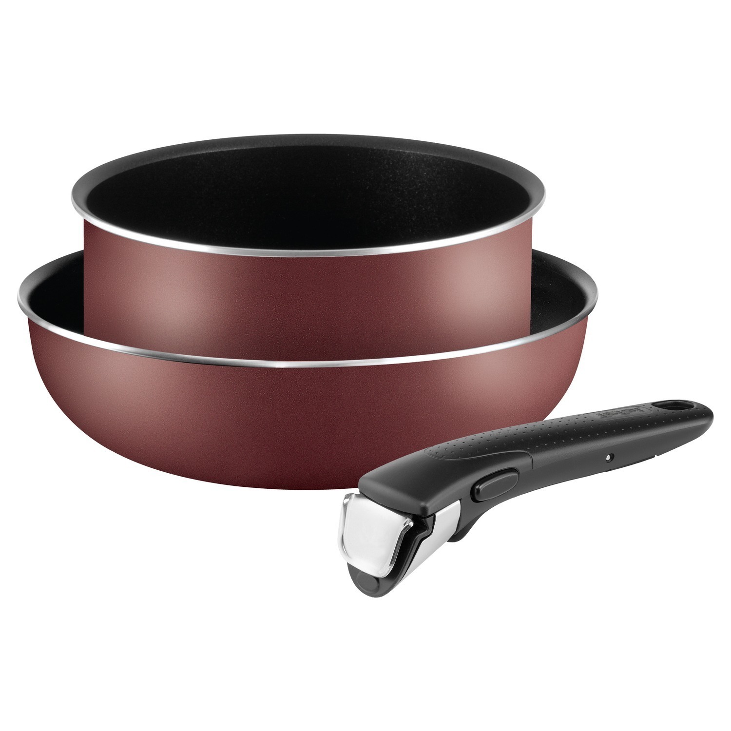 фото Набор посуды tefal ingenio red 04175830, 3 предмета