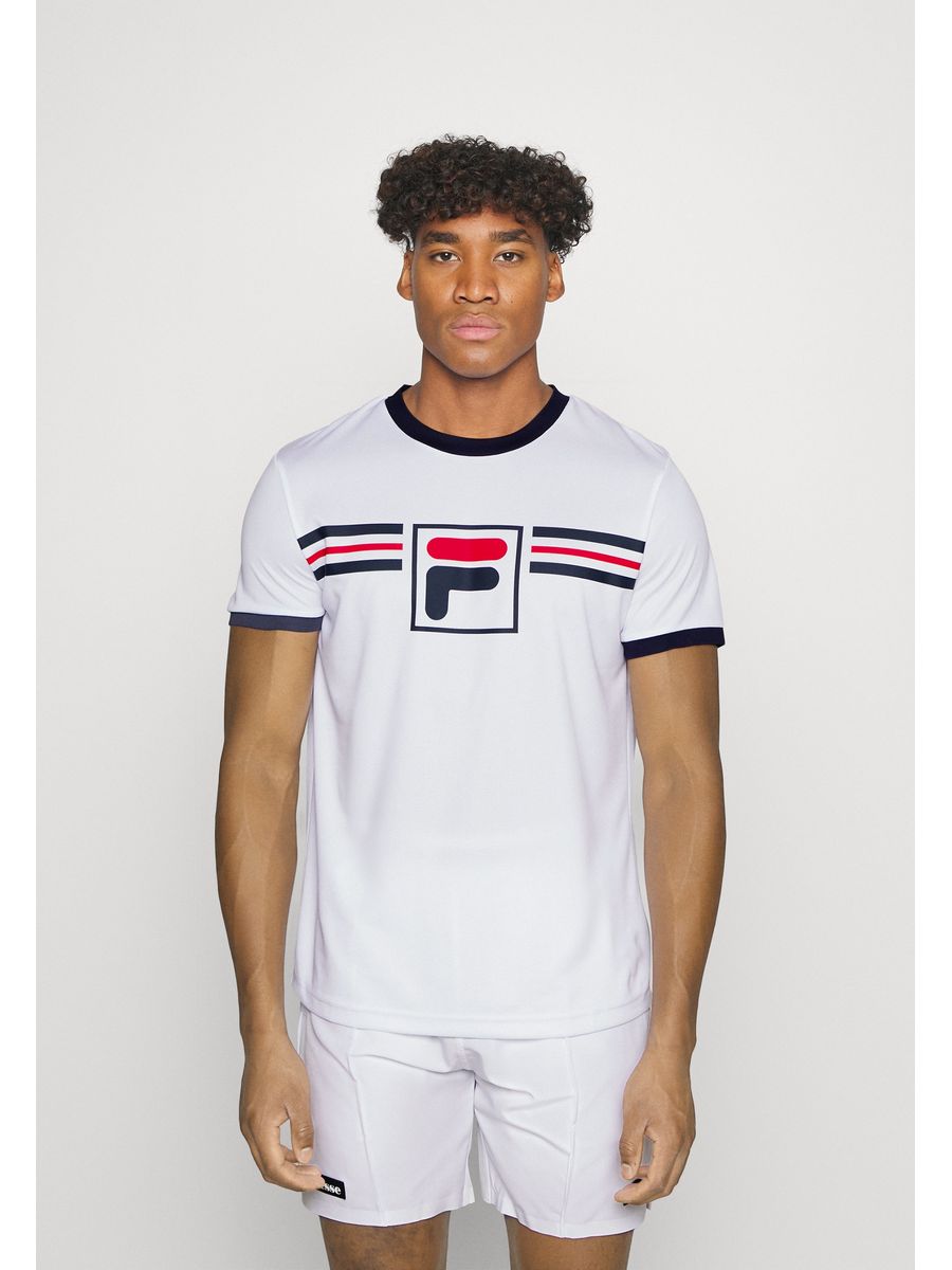 

Футболка мужская FILA 1FI42D041 белая 2XL, Белый, 1FI42D041