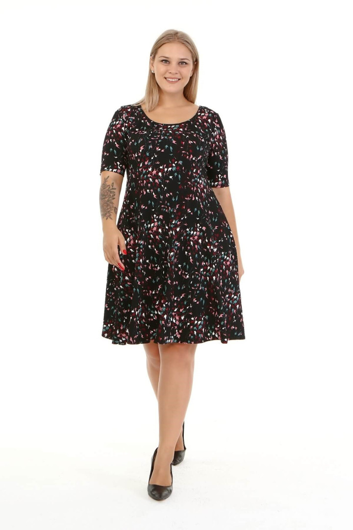 

Платье женское My Line Moda 1507 черное L (товары доставляются из-за рубежа), 1507