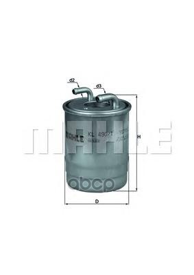 

KL490/1D_фильтр топливный!\MB Sprinter 2.0DCI 09>