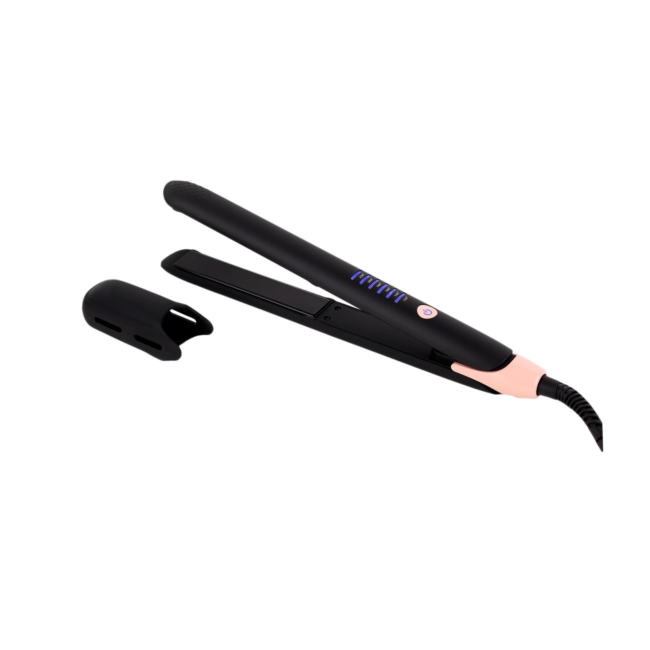Выпрямитель волоc Hi HS-221 черный, розовый чехол силиконовый alwio для xiaomi poco m4 pro 5g soft touch светло розовый
