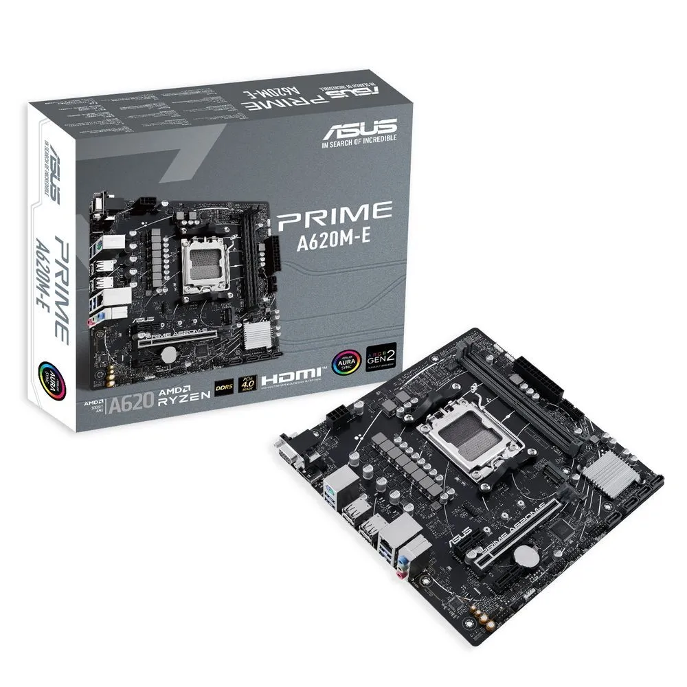 

Материнская плата ASUS PRIME A620M-E (90MB1F50-M0EAY0), PRIME A620M-E