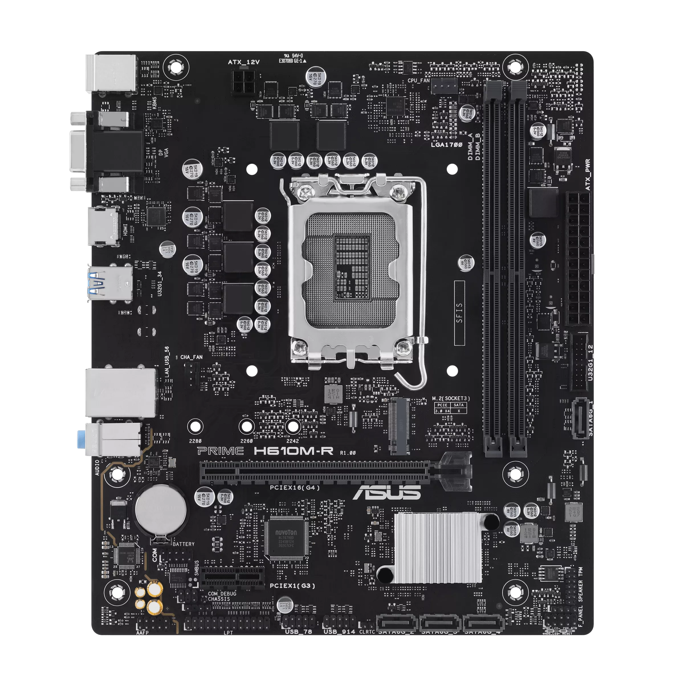 

Материнская плата ASUS PRIME H610M-R-SI, PRIME H610M-R-SI