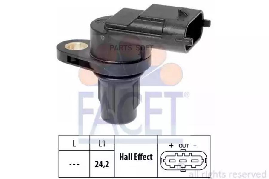 

Датчик Р.Вала Opel Astra G/H/Corsa D/C 1.2/1.4 04- 90361 Facet арт. 90361