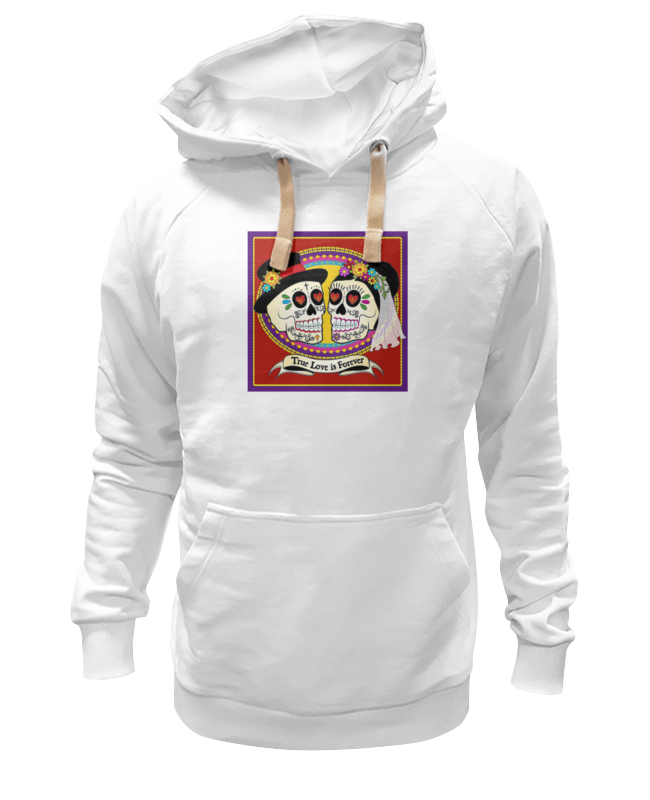 

Худи унисекс Printio Skull love forever белое XS, Белый, Skull love forever