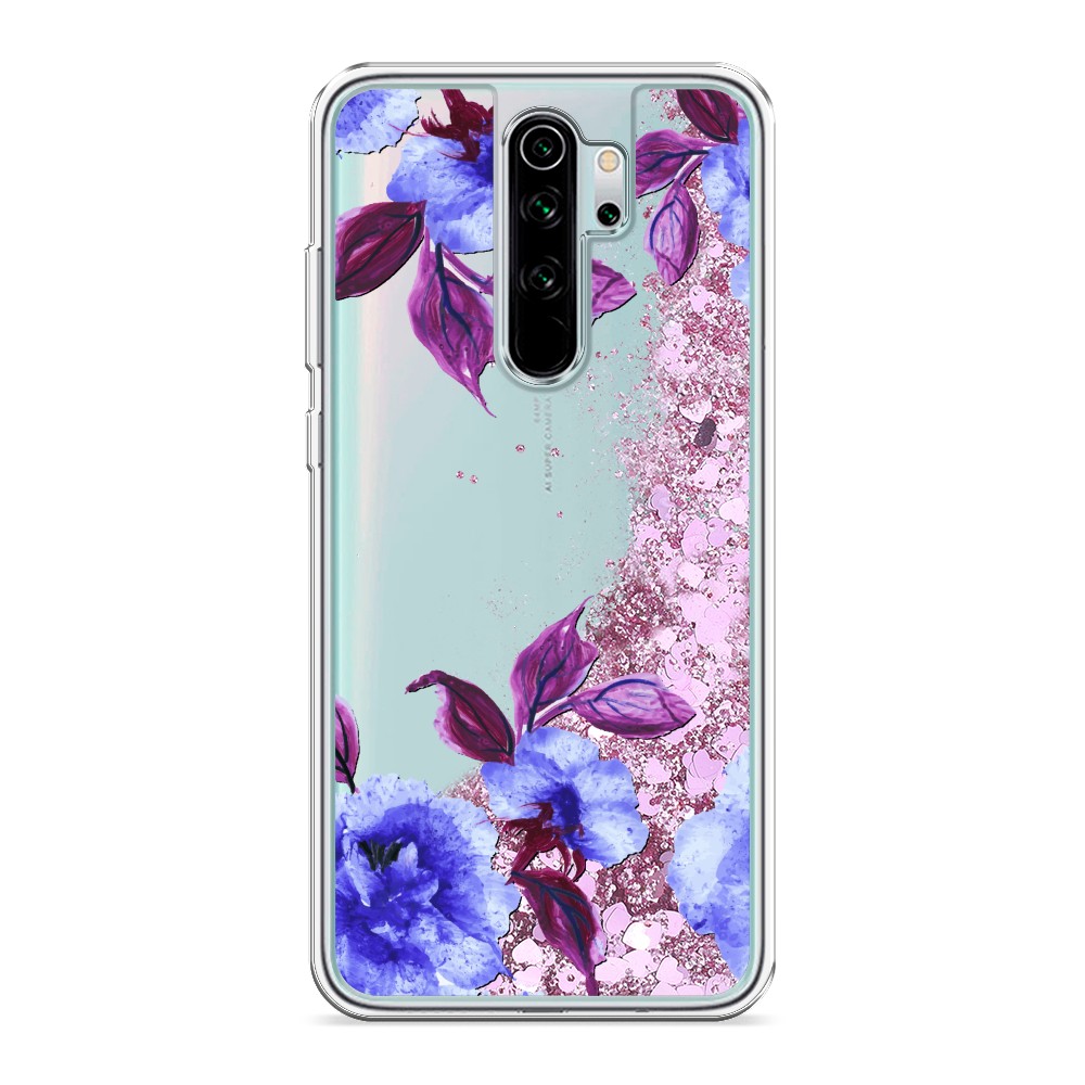 

Жидкий чехол с блестками "Цветочная фантазия 5" на Xiaomi Redmi Note 8 Pro