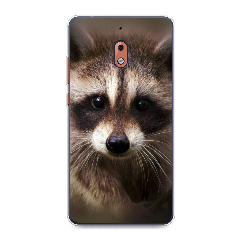 

Чехол Awog на Nokia 2.1 / Нокиа 2.1 "Енот", Коричневый, 121550-1