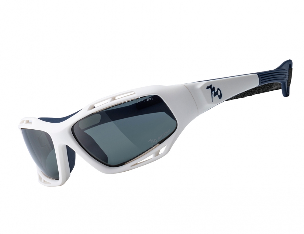 Спортивные солнцезащитные очки унисекс 720armour STINGRAY matte white/polarized smoke