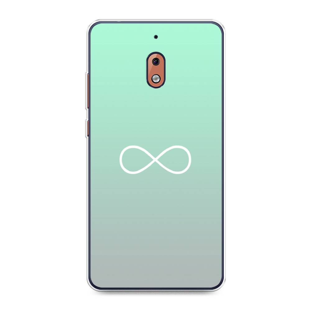 

Чехол Awog на Nokia 2.1 / Нокиа 2.1 "Бесконечность от Тиффани", Голубой, 121550-4