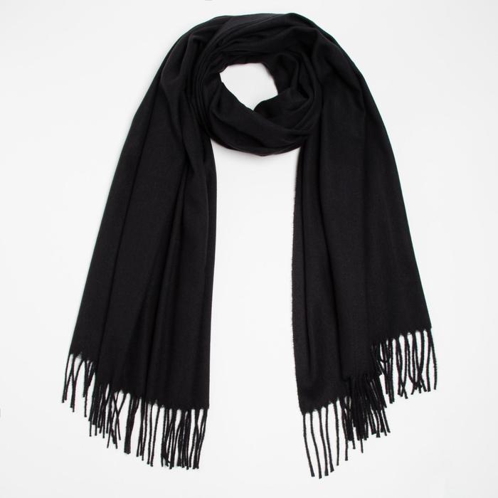 

Палантин женский NoBrand 7369698 черный, 7369698