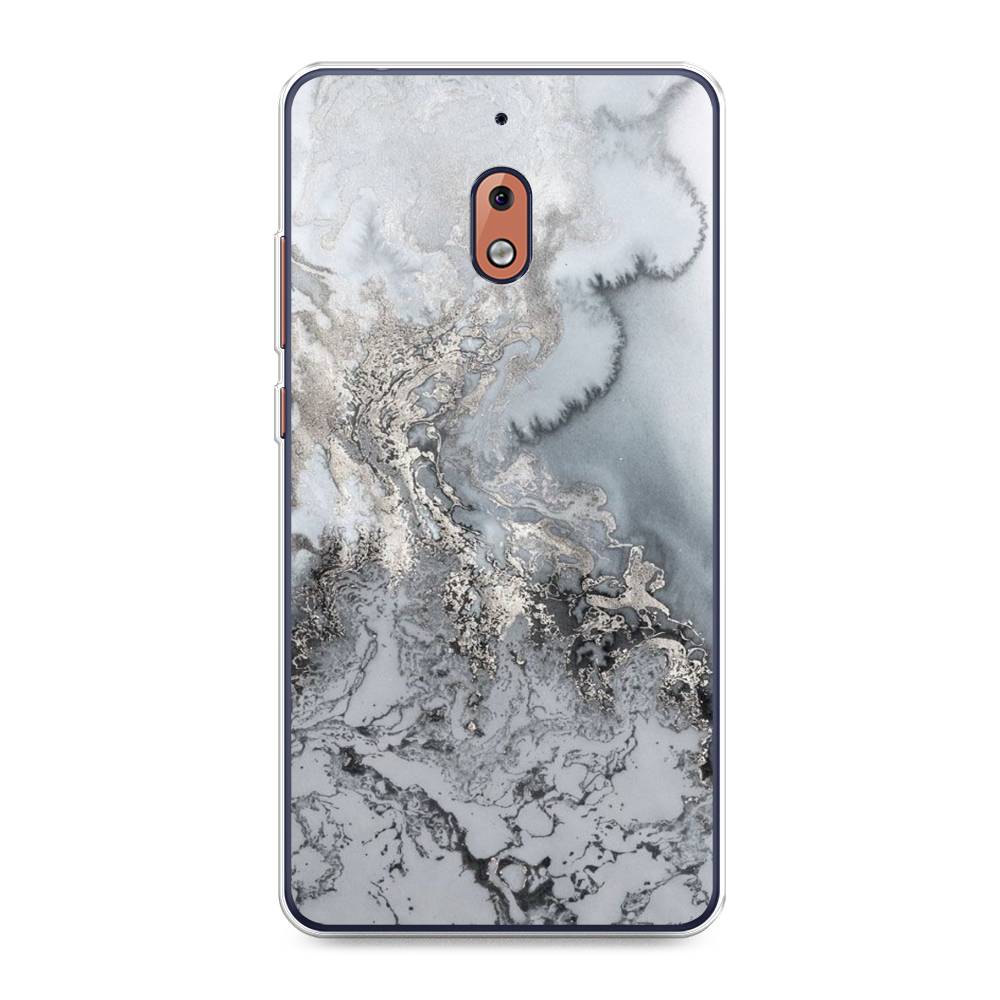 фото Чехол awog "морозная лавина серая" для nokia 2.1