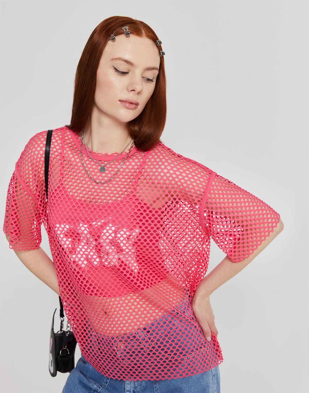 

Футболка детская Gloria Jeans GKT022449, розовый, 170, GKT022449