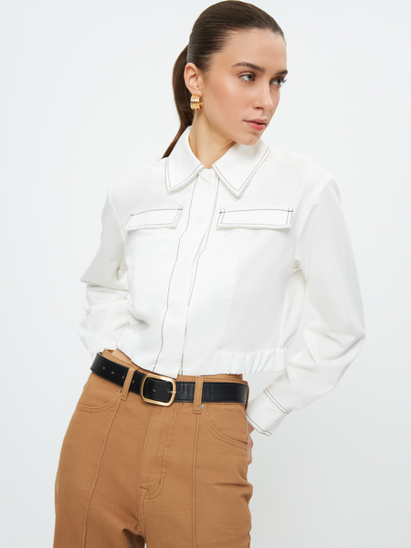 

Блуза женская ZARINA 3123211328 белая XS, 3123211328