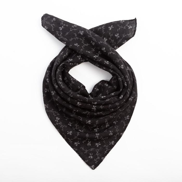 

Платок женский NoBrand 7097143 черный, 7097143