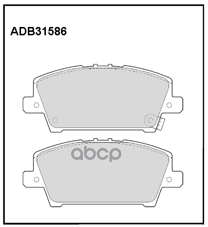 

Тормозные колодки ALLIED NIPPON ADB31586