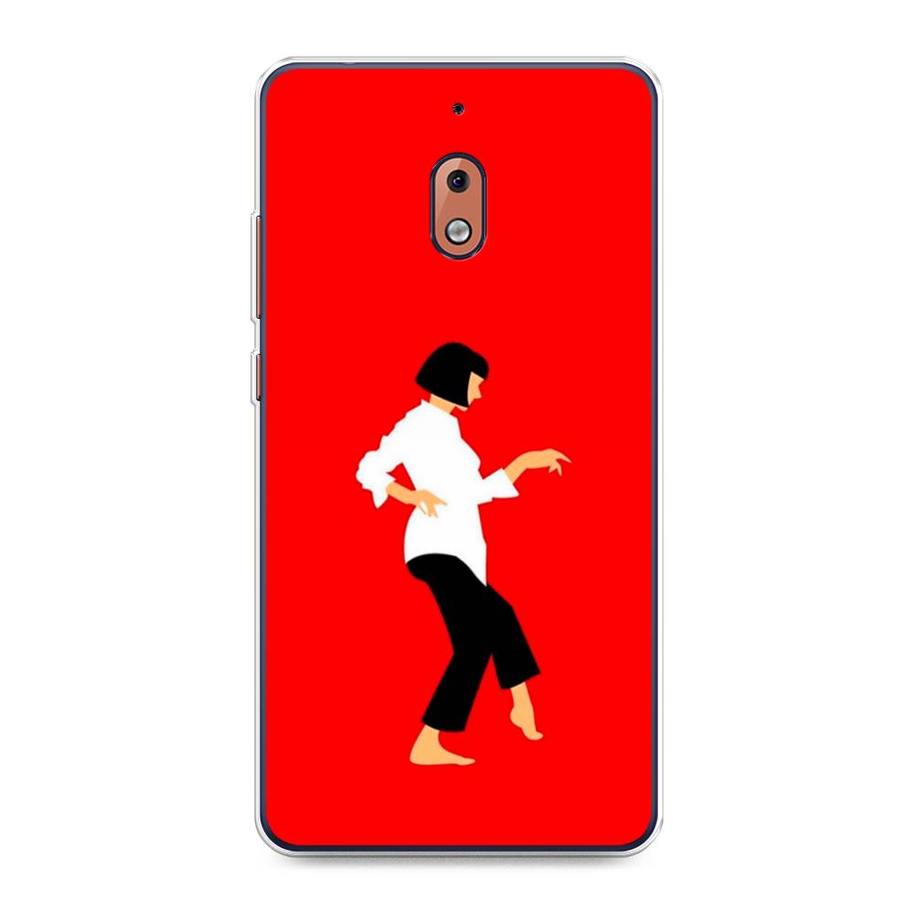 

Чехол Awog на Nokia 2.1 / Нокиа 2.1 "Криминальное чтиво 1", Красный;белый;черный, 121550-7
