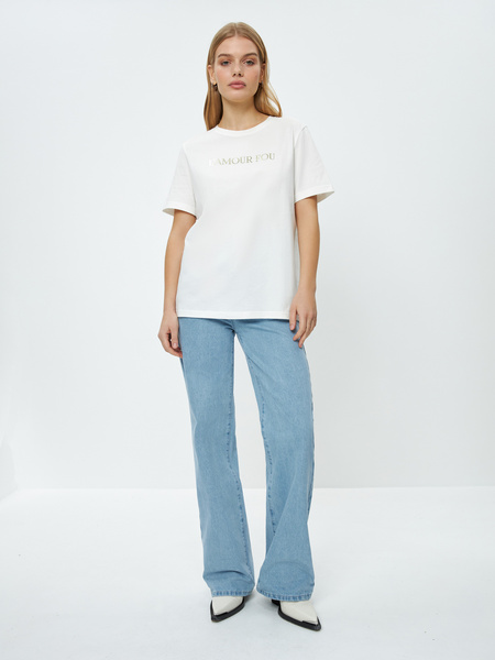 

Футболка женская ZARINA 3121647437 белая M, 3121647437
