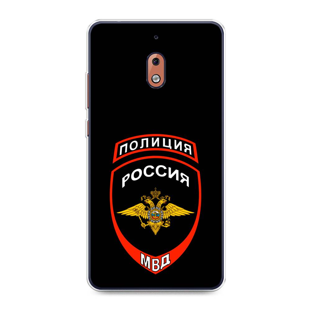 

Чехол Awog на Nokia 2.1 / Нокиа 2.1 "Полиция шеврон", Черный;красный;белый, 121550-5