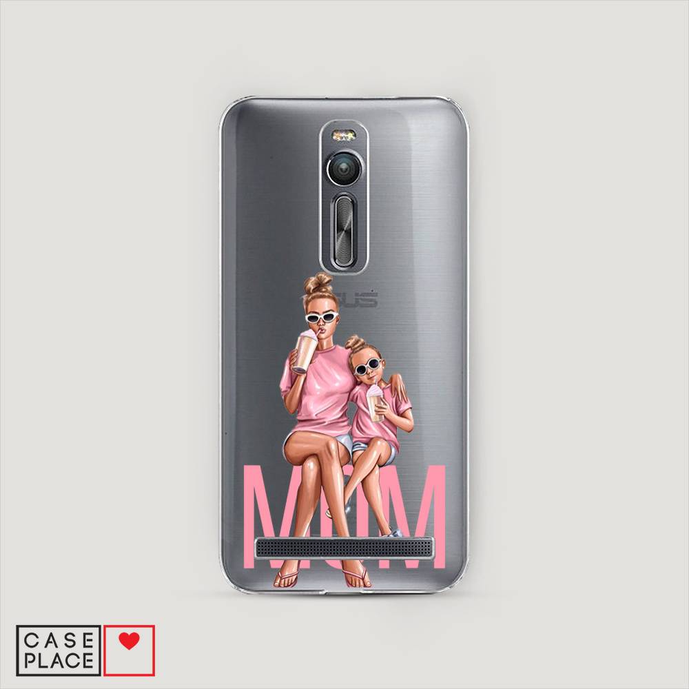 фото Чехол awog "lovely mom" для asus zenfone 2 ze550ml/ze551ml