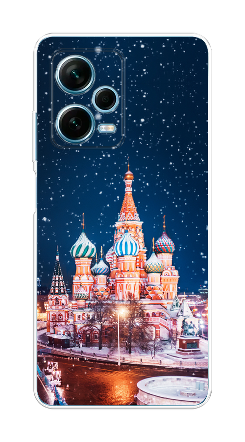 

Чехол на Redmi Note 12 Pro Plus "Москва 1", Коричневый;синий;белый, 317150-1