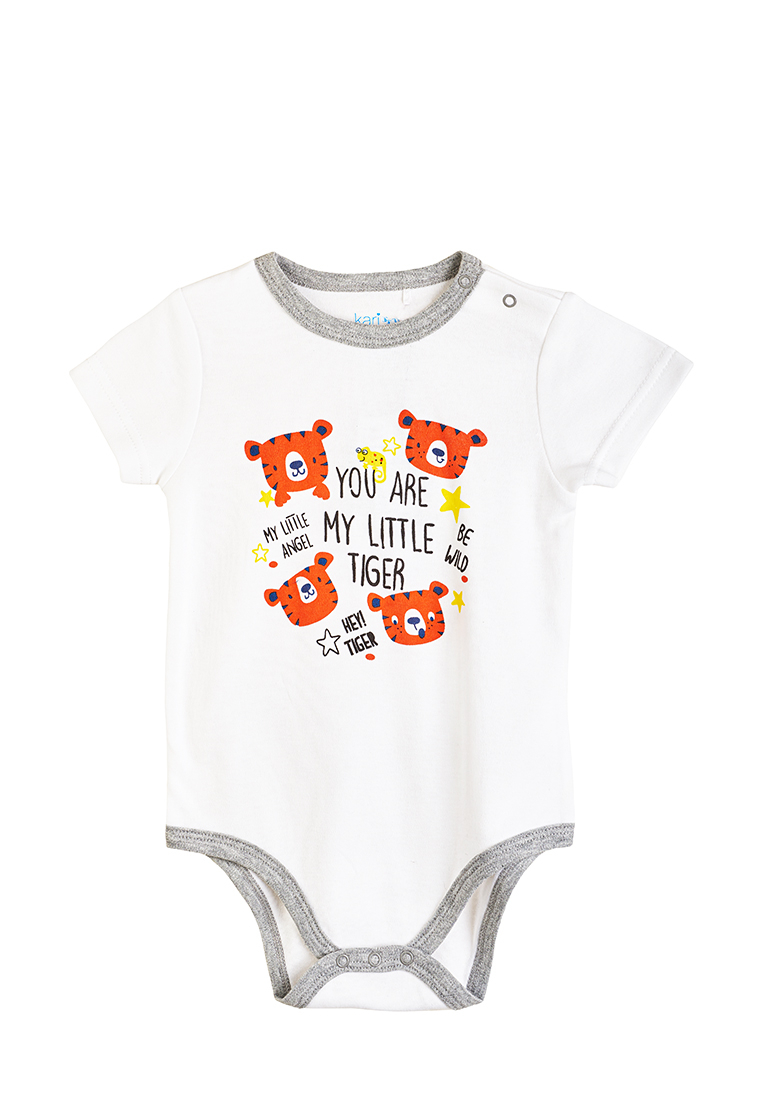 

Комплект одежды для новорожденных Kari baby SS21B03500809 белый/серый р.62, SS21B03500809