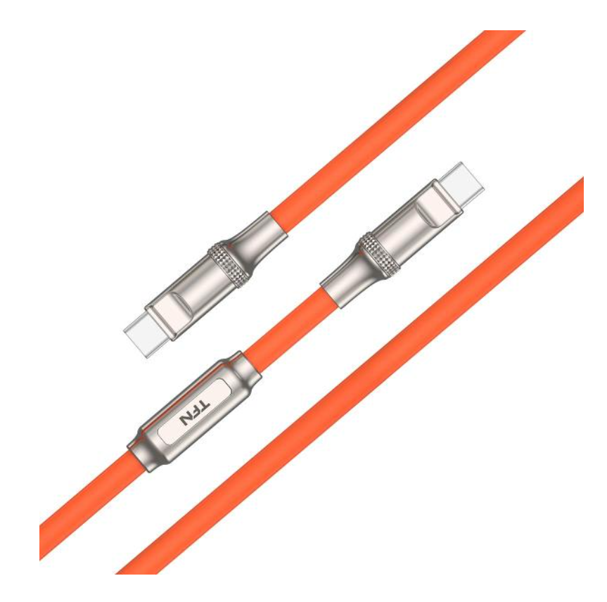 Кабели для мобильных устройств TFN Type C-Type C, 1,5 м Orange (TFN-C-DIY-CC15M-OR)