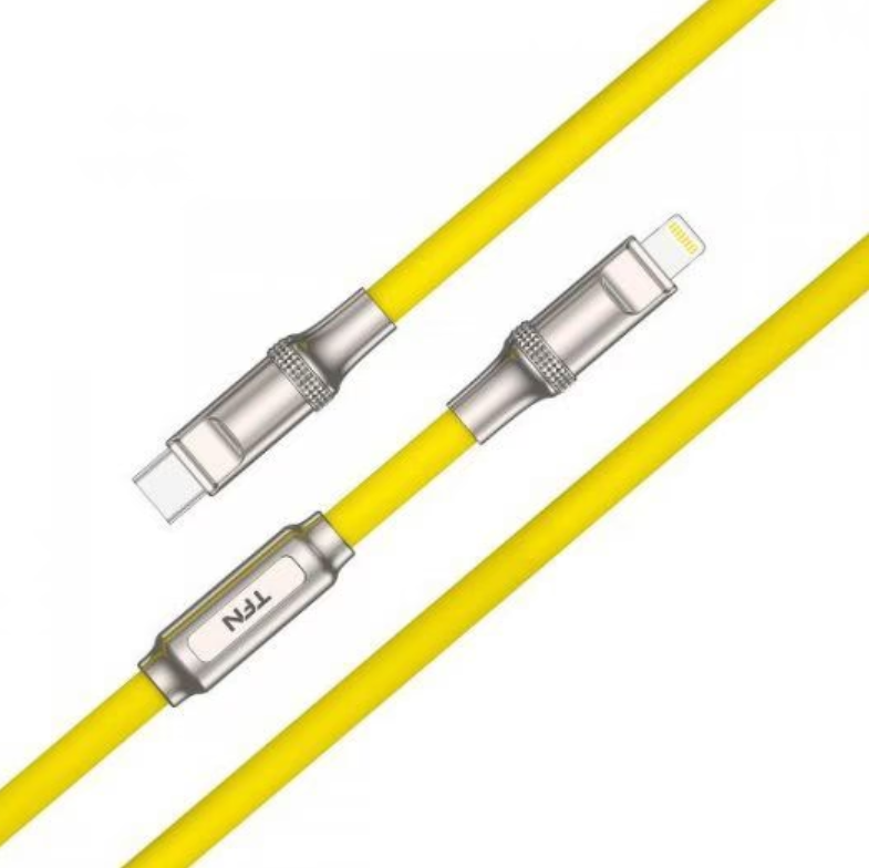 Кабель TFN 8pin-USB Type-C DIY 30W, 1,5m Yellow (TFN-C-DIY-CL15M-YW)