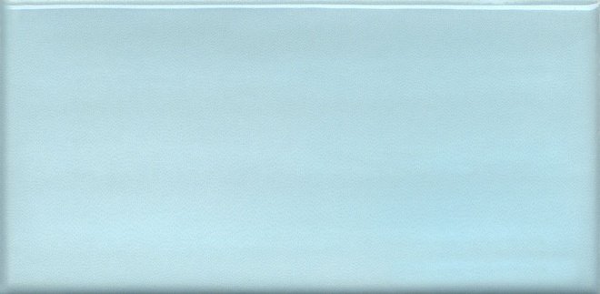 плитка настенная kerama marazzi мурано 7 4x15 см 1 07 м² глянцевая серый Плитка Kerama Marazzi Мурано 16030 голубой 7.4х15 1.07 м2