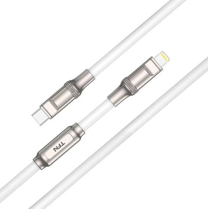 Кабели для мобильных устройств TFN 8pin-USB Type-C DIY 30W, 3m White (TFN-C-DIY-CL3M-WH)