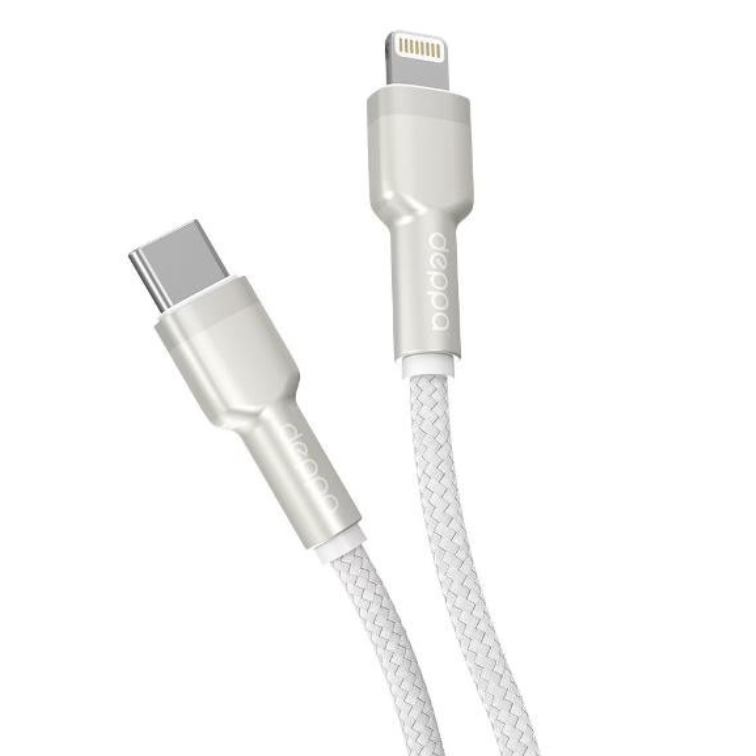 

Кабели для мобильных устройств Deppa Elite USB-C/Lightning, 1м White (72509), Elite USB-C/Lightning, 1м White (72509)