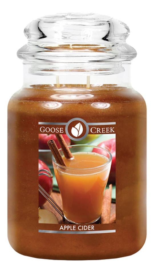 фото Ароматическая свеча goose creek apple cider (яблочный сидр) свеча 680г