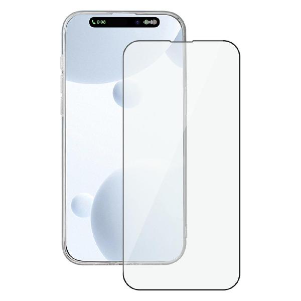 Защитное стекло Deppa Classic Full Glue для Apple iPhone 15 Pro Max черная рамка 2шт