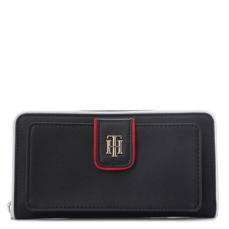 

Кошелек женский Tommy Hilfiger AW0AW08495 черный, AW0AW08495