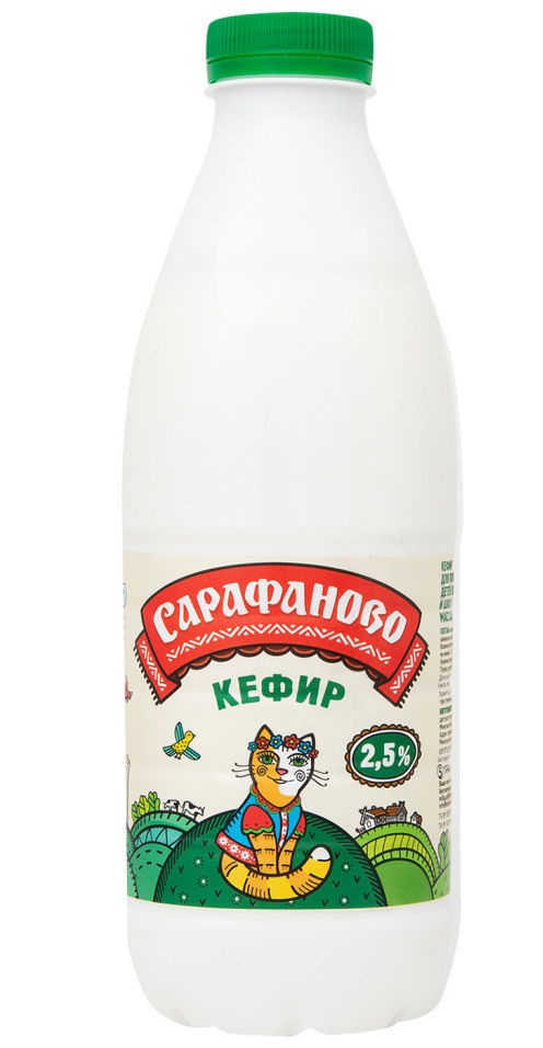 фото Кефир сарафаново 2.5% 930г