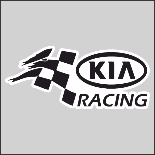 

Наклейка Наклейки за Копейки KIA racing 20х8см, ННН-1213