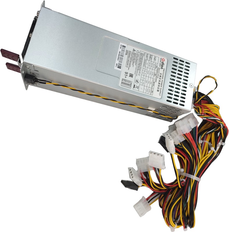 

Серверный блок питания Qdion 1200W (99RADV1200I1170310), Серебристый