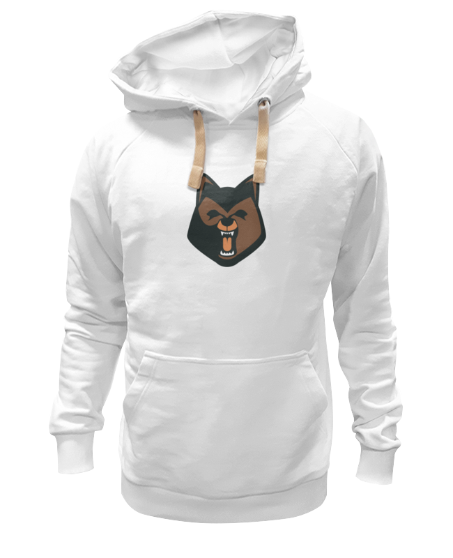 

Толстовка унисекс Printio Волк (wolf) белая XS, Белый, Волк (wolf)