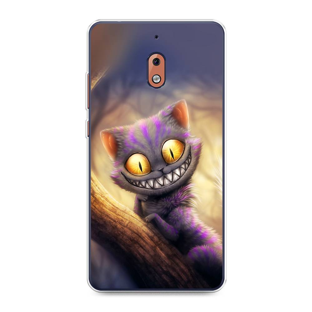 

Чехол Awog на Nokia 2.1 / Нокиа 2.1 "Cheshire Cat", Фиолетовый;желтый, 121550-1
