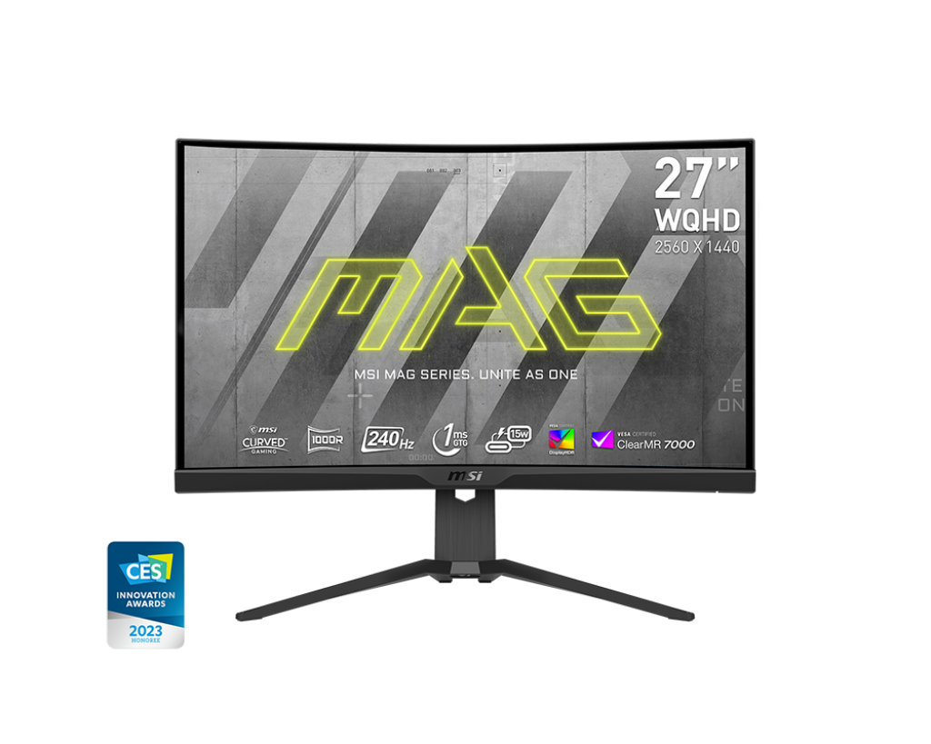 

27" Монитор MSI MAG 275CQRXF Black 240Hz 2560x1440 VA, Черный, MAG 275CQRXF