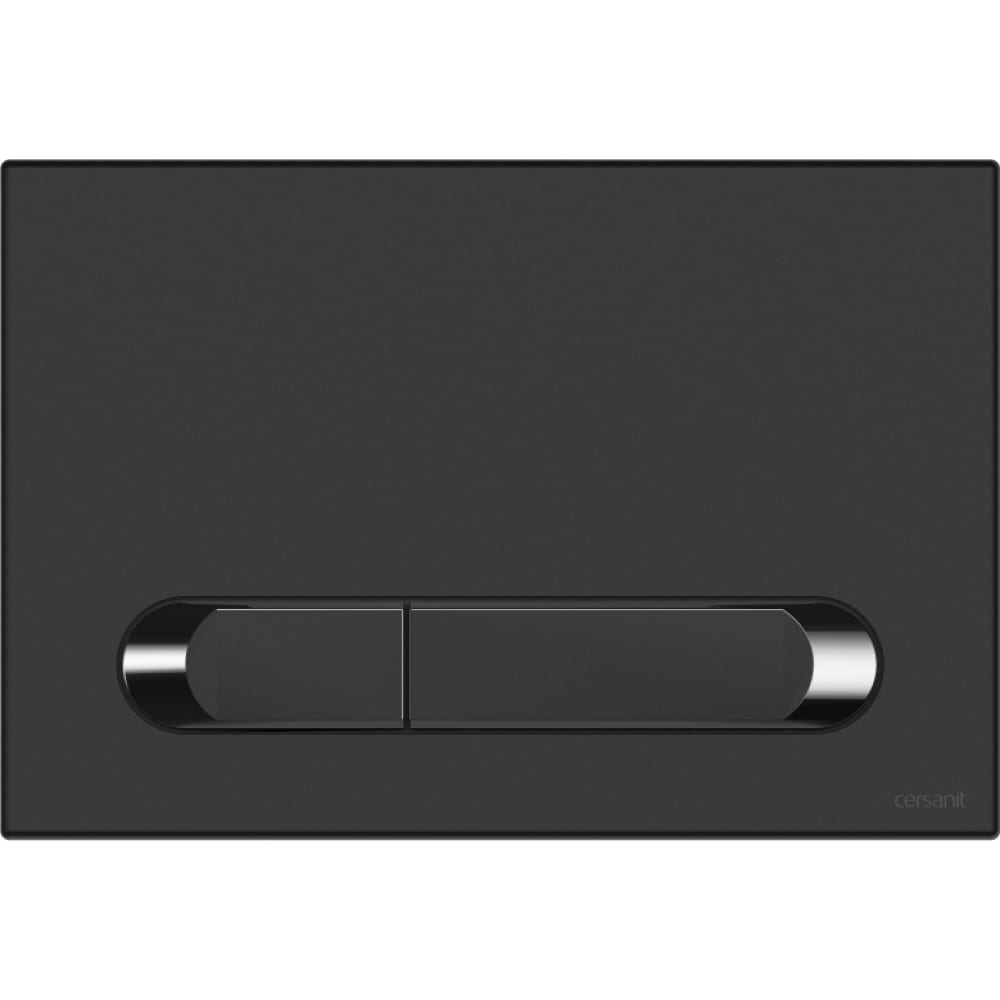 Кнопка Cersanit ESTETICA для LINK PRO/VECTOR/LINK/HI-TEC пластик черный матовый с рамкой х