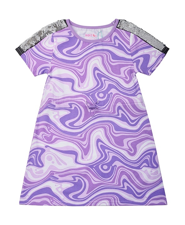 

Платье детское Kari Kids SS24C29000513, фиолетовый, 116, SS24C29000513