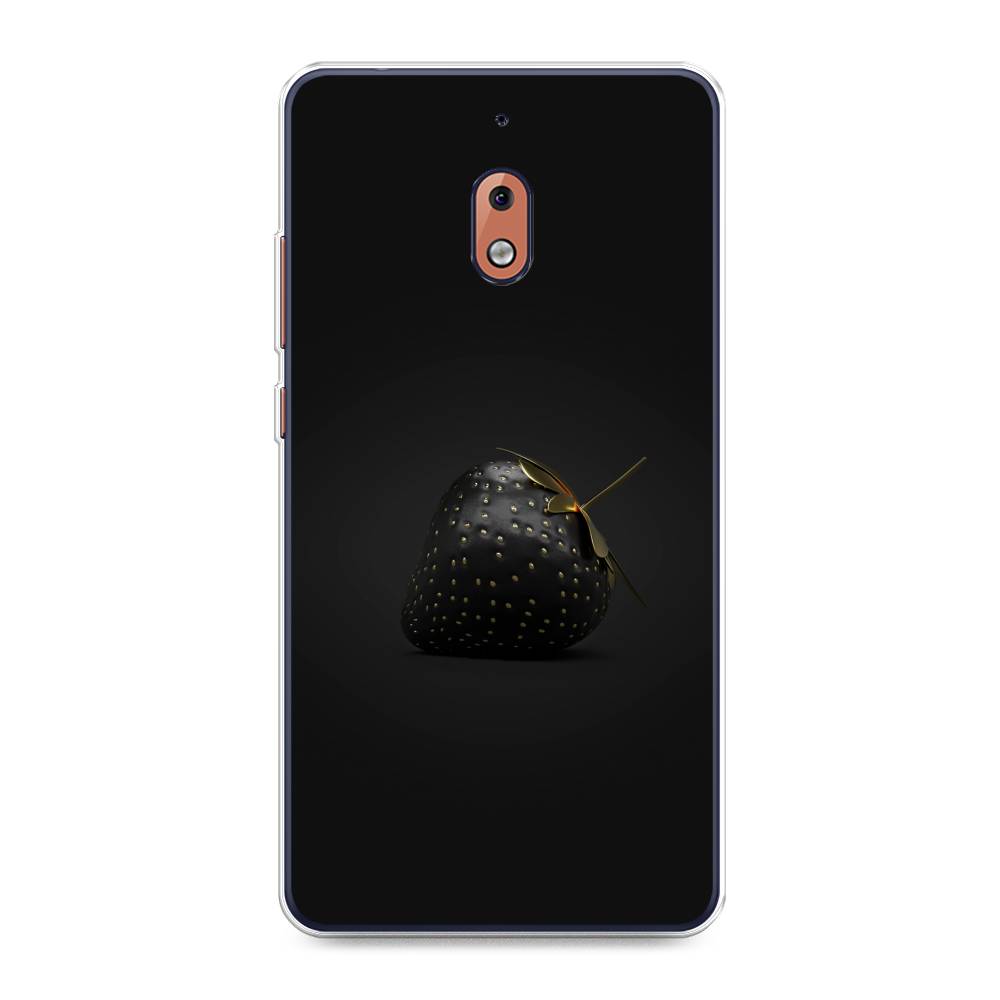 фото Чехол awog "черная клубника" для nokia 2.1