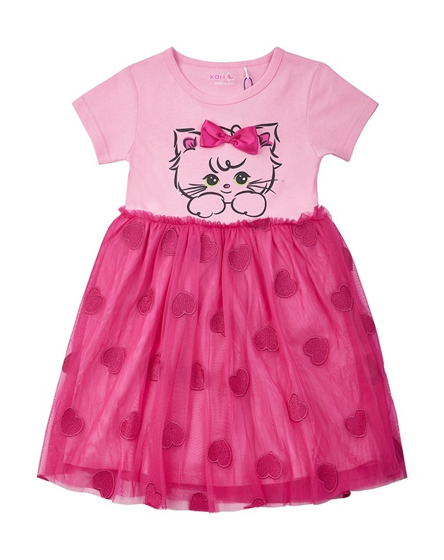 Платье детское Kari Kids 223196, розовый, 98